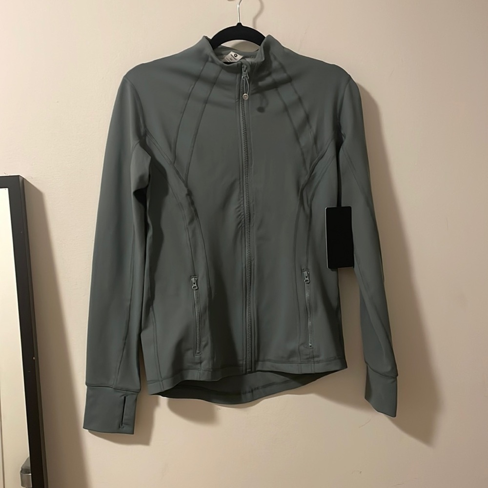NWT 90 Degree by Reflex workout zip up shirt